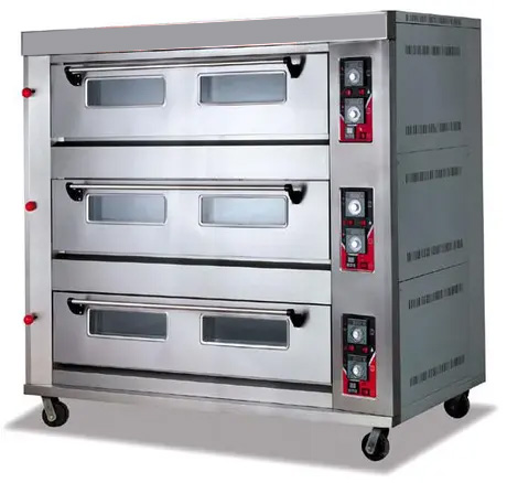 Oven 3 Deck 24 Tray Gas – 150 Loafs